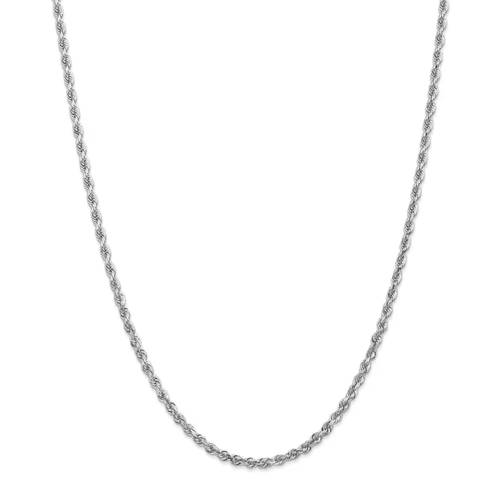 10k White Gold 335mm DC Quadruple Rope ChainWBC10WQT02520 WB Choice Jewelry Necklaces 10k White Gold 335mm DC Quadruple Rope ChainWBC10WQT02520 WB Choice Jewelry Necklaces