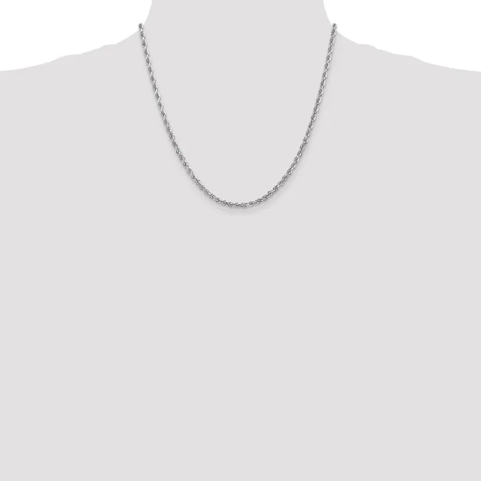 10k White Gold 335mm DC Quadruple Rope ChainWBC10WQT02520 WB Choice Jewelry Necklaces 10k White Gold 335mm DC Quadruple Rope ChainWBC10WQT02520 WB Choice Jewelry Necklaces