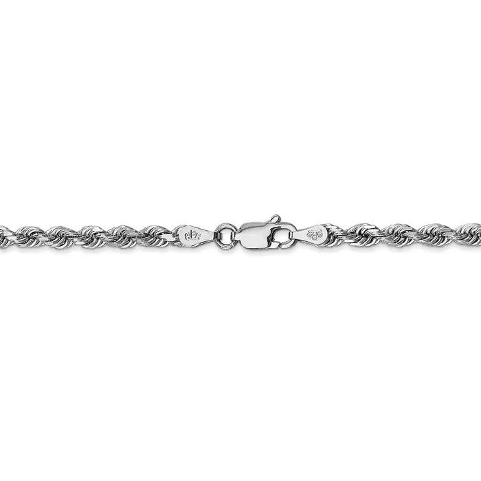 10k White Gold 335mm DC Quadruple Rope ChainWBC10WQT02520 WB Choice Jewelry Necklaces 10k White Gold 335mm DC Quadruple Rope ChainWBC10WQT02520 WB Choice Jewelry Necklaces