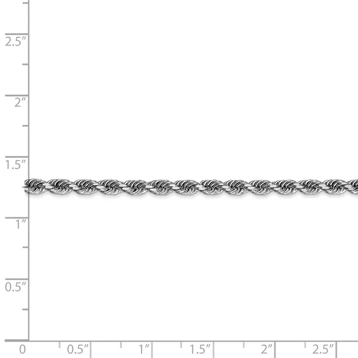 10k White Gold 335mm DC Quadruple Rope ChainWBC10WQT02520 WB Choice Jewelry Necklaces 10k White Gold 335mm DC Quadruple Rope ChainWBC10WQT02520 WB Choice Jewelry Necklaces