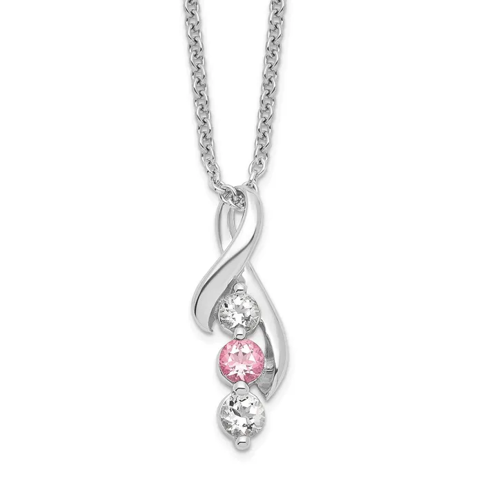 10kw Survivor Clear Pink Swarovski Topaz Jen w2in ext NecklaceWBC10SV238W16 WB Choice Jewelry Necklaces 10kw Survivor Clear Pink Swarovski Topaz Jen w2in ext NecklaceWBC10SV238W16 WB Choice Jewelry Necklaces