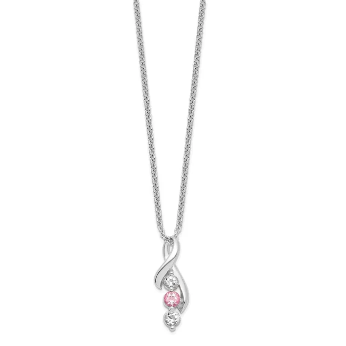 10kw Survivor Clear Pink Swarovski Topaz Jen w2in ext NecklaceWBC10SV238W16 WB Choice Jewelry Necklaces 10kw Survivor Clear Pink Swarovski Topaz Jen w2in ext NecklaceWBC10SV238W16 WB Choice Jewelry Necklaces