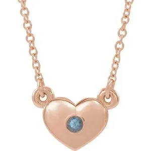 14K Rose Chatham Created Alexandrite Heart 16 Necklace 8633560026PSTWBC WB Choice Jewelry Necklaces 14K Rose Chatham Created Alexandrite Heart 16 Necklace 8633560026PSTWBC WB Choice Jewelry Necklaces