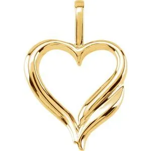 14K Yellow Heart Pendant8071373189PSTWBC WB Choice Jewelry Necklaces