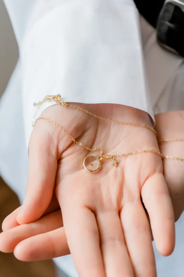 Dainty Cross Sterling Silver Necklace faithbraceletco Necklaces