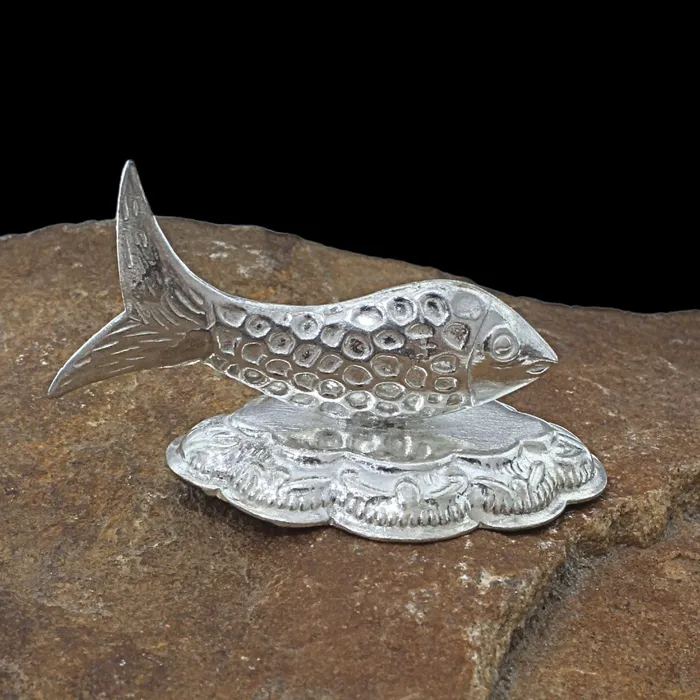 Karizma Jewels Rings Real Silver Hindu Religious Lord Vishnus Fish Machli Matasya Avatar