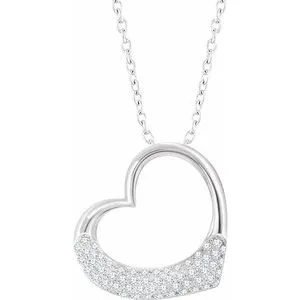 Necklaces 14K Rose 15 CTW Diamond Heart 1618 Necklace 65272160002PSTWBC WB Choice Jewelry Necklaces 14K Rose 15 CTW Diamond Heart 1618 Necklace 65272160002PSTWBC WB Choice Jewelry