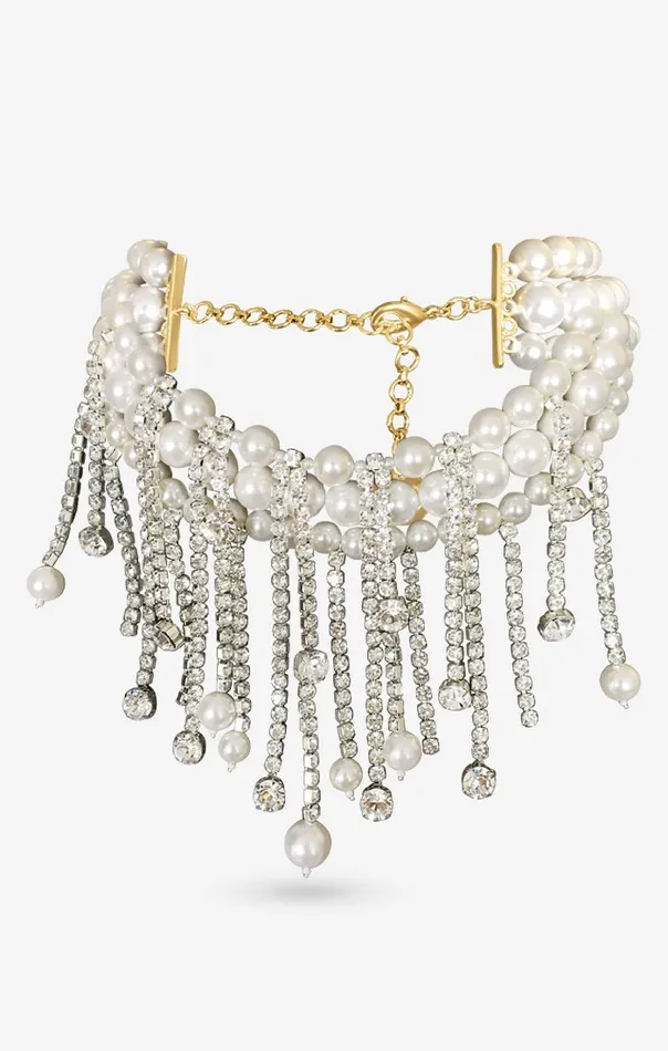 Necklaces Aurora Pearl Diamond Necklace PRERTO ECOMMERCE PRIVATE LIMITED