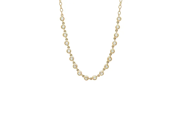 Necklaces Shylee Rose Jewelry Diamond Bezel Necklace