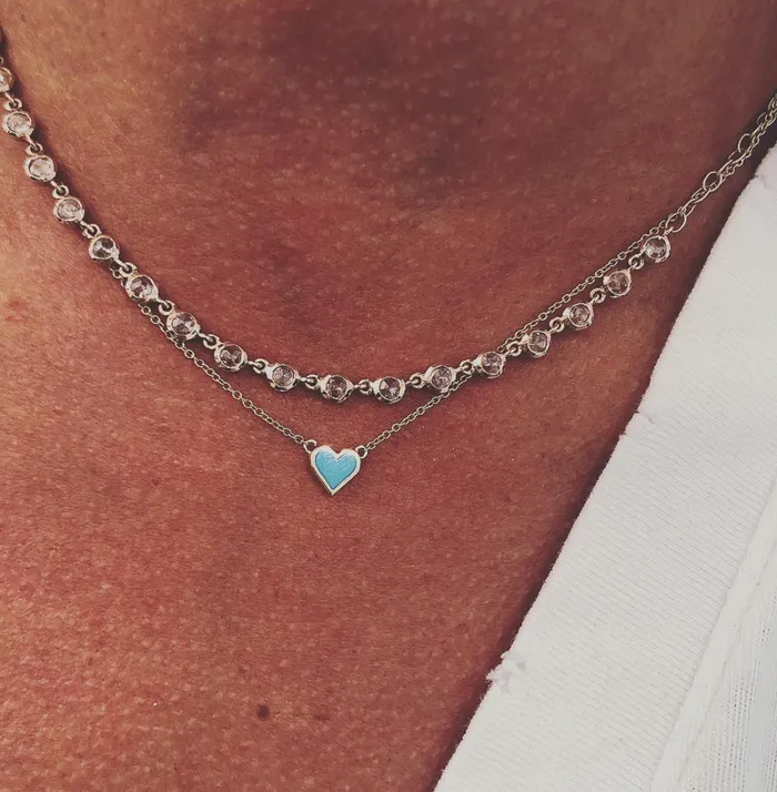 Necklaces Shylee Rose Jewelry Diamond Bezel Necklace