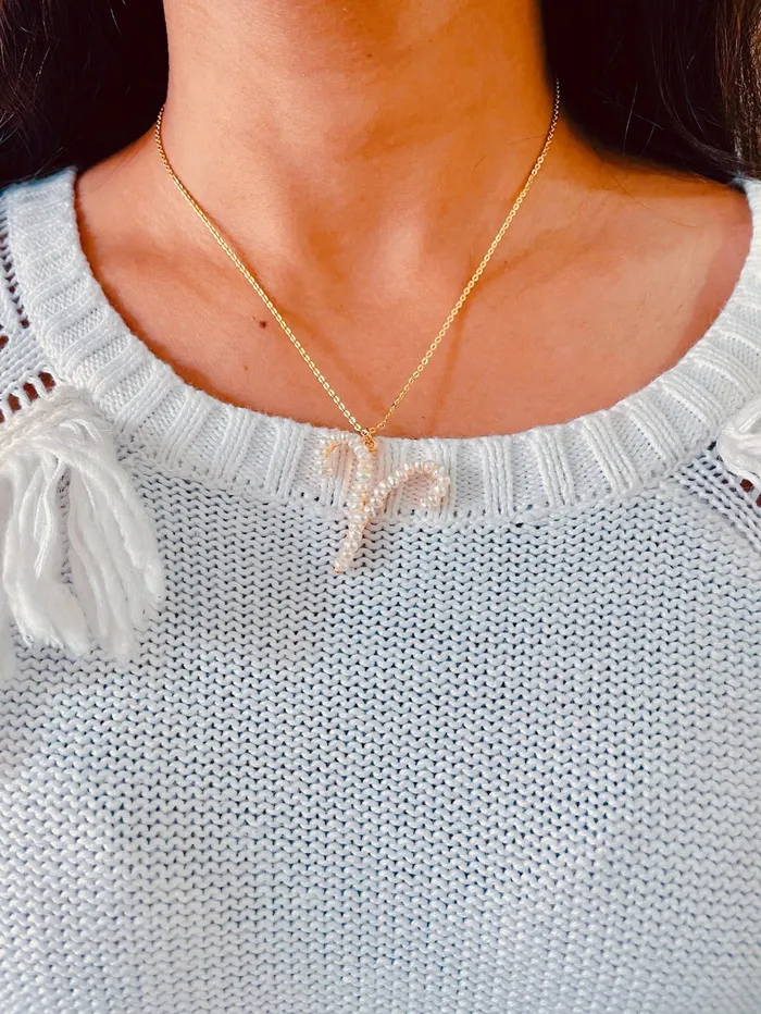 PRERTO ECOMMERCE PRIVATE LIMITED Necklaces Perle Zodiacali Charm Necklace