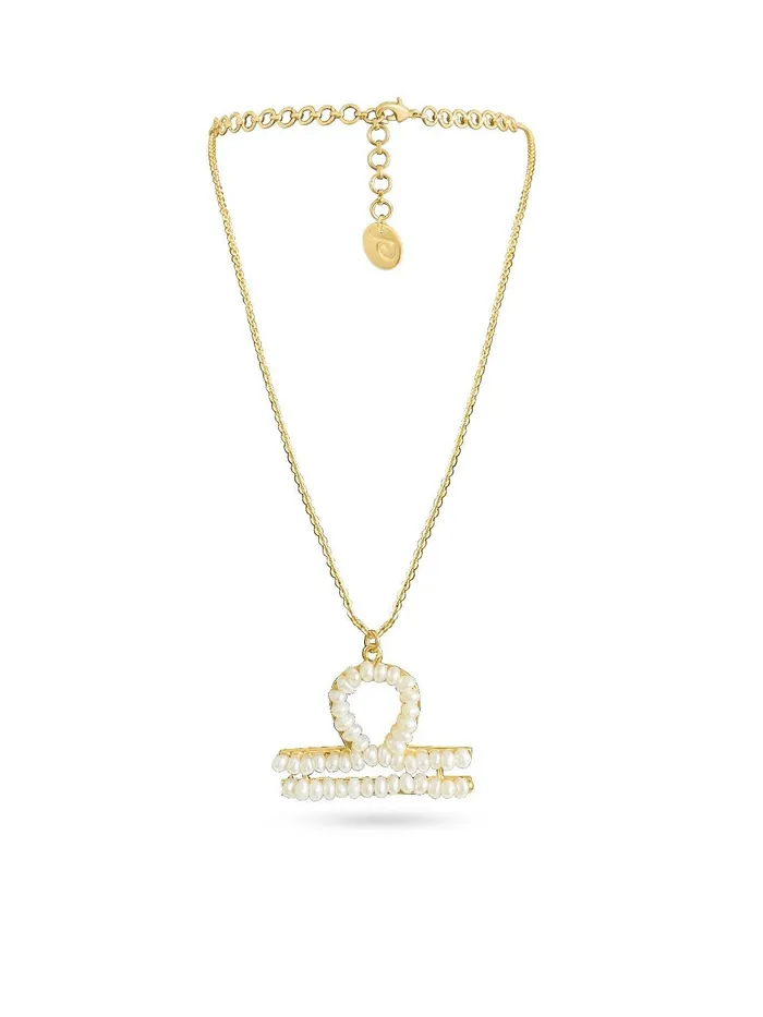 PRERTO ECOMMERCE PRIVATE LIMITED Necklaces Perle Zodiacali Charm Necklace