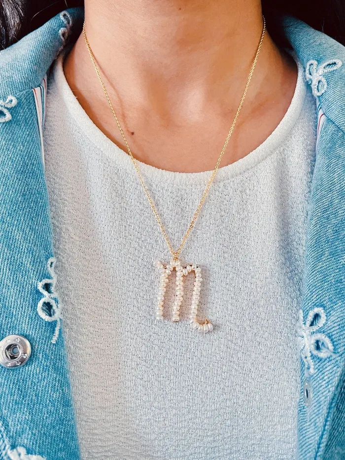 PRERTO ECOMMERCE PRIVATE LIMITED Necklaces Perle Zodiacali Charm Necklace