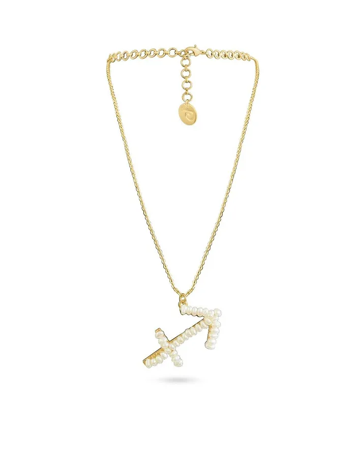PRERTO ECOMMERCE PRIVATE LIMITED Necklaces Perle Zodiacali Charm Necklace