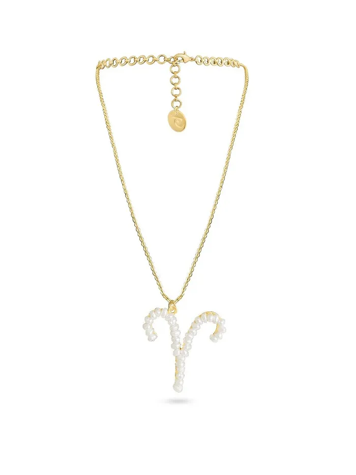 PRERTO ECOMMERCE PRIVATE LIMITED Necklaces Perle Zodiacali Charm Necklace