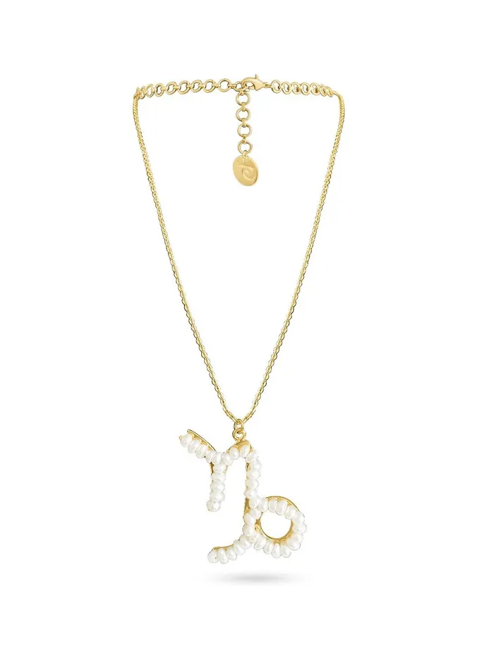 PRERTO ECOMMERCE PRIVATE LIMITED Necklaces Perle Zodiacali Charm Necklace
