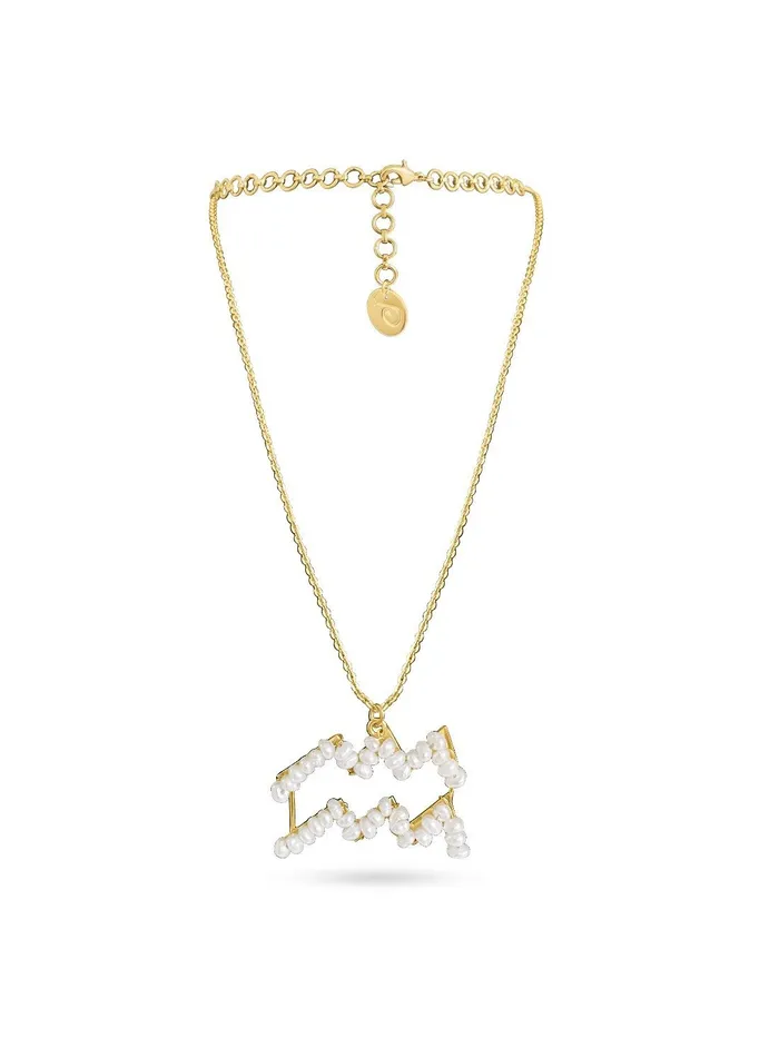 PRERTO ECOMMERCE PRIVATE LIMITED Necklaces Perle Zodiacali Charm Necklace