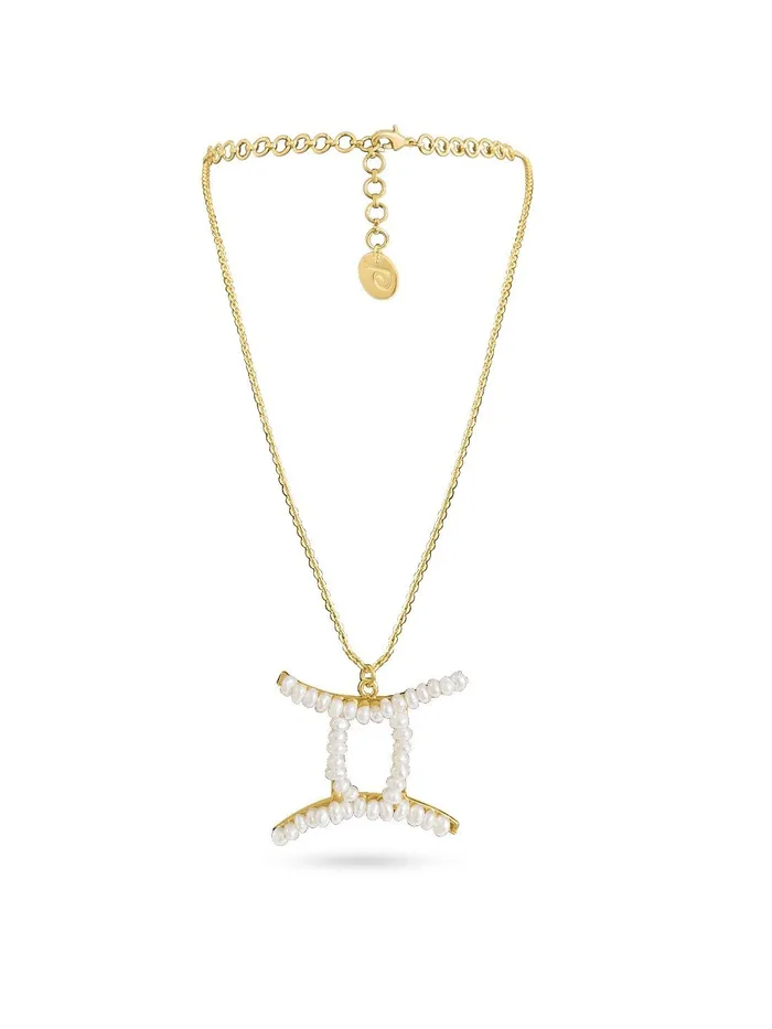 PRERTO ECOMMERCE PRIVATE LIMITED Necklaces Perle Zodiacali Charm Necklace