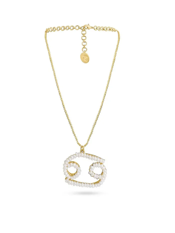 PRERTO ECOMMERCE PRIVATE LIMITED Necklaces Perle Zodiacali Charm Necklace