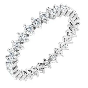 Rings WB Choice Jewelry 14K White 34 CTW Diamond Eternity Band 123487600020PSTWBC Rings WB Choice Jewelry 14K White 34 CTW Diamond Eternity Band 123487600020PSTWBC