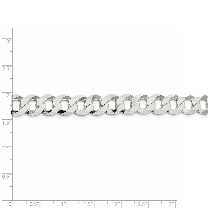 Rings WB Choice Jewelry Sterling Silver 975mm Flat Curb ChainWBCQLB2508 Rings WB Choice Jewelry Sterling Silver 975mm Flat Curb ChainWBCQLB2508