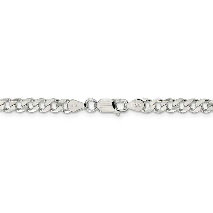 Sterling Silver 45mm Curb ChainWBCQCB12028 WB Choice Jewelry Rings