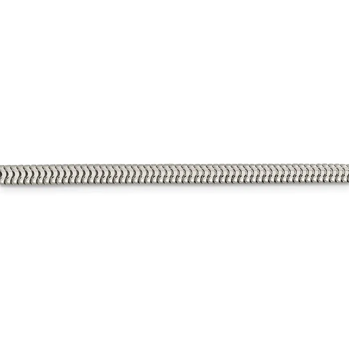 Sterling Silver 4mm Round Snake ChainWBCQSNL10028 WB Choice Jewelry Rings