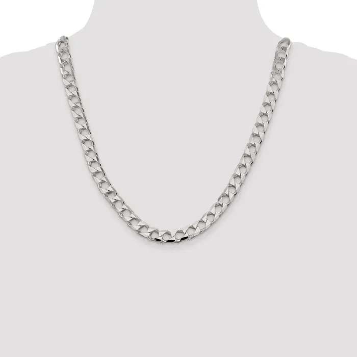 Sterling Silver 86mm Flat Open Curb ChainWBCQFOC30022 WB Choice Jewelry Rings Sterling Silver 86mm Flat Open Curb ChainWBCQFOC30022 WB Choice Jewelry Rings