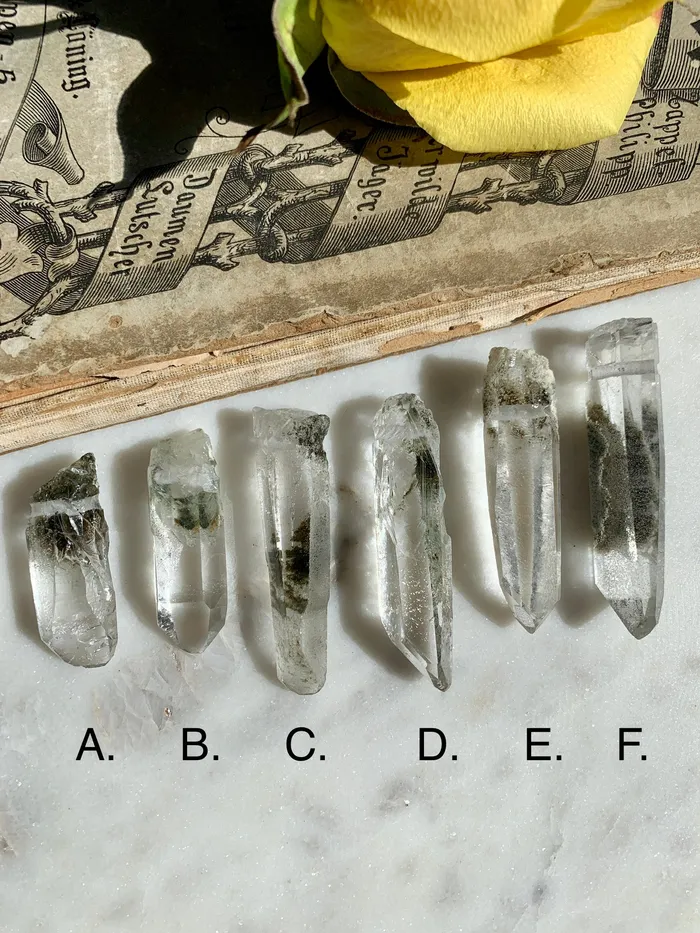 Sugar Studio Crystals Chlorite Included Quartz Necklace You Pick Necklaces