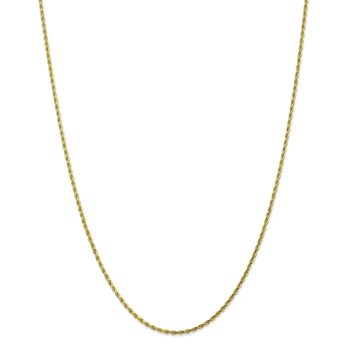 WB Choice Jewelry Necklaces 10k 175mm Diamondcut Rope ChainWBC10K01430