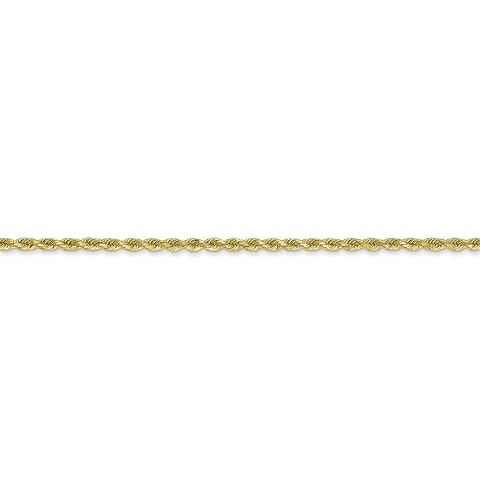 WB Choice Jewelry Necklaces 10k 175mm Diamondcut Rope ChainWBC10K01430 WB Choice Jewelry Necklaces 10k 175mm Diamondcut Rope ChainWBC10K01430