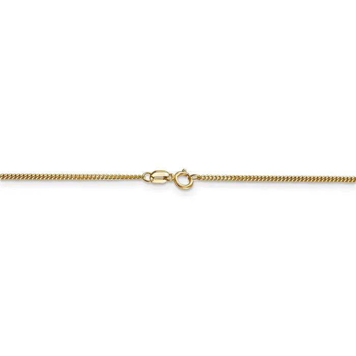 WB Choice Jewelry Necklaces 14k 13mm Curb Pendant ChainWBCPEN10224 WB Choice Jewelry Necklaces 14k 13mm Curb Pendant ChainWBCPEN10224