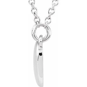 WB Choice Jewelry Necklaces 14K White Heart 18 Necklace85930101PSTWBC WB Choice Jewelry Necklaces 14K White Heart 18 Necklace85930101PSTWBC