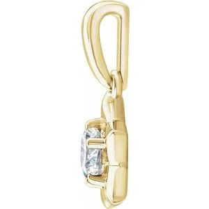 WB Choice Jewelry Necklaces 14K Yellow 3 mm Round April Youth Star Birthstone Pendant653418610PSTWBC WB Choice Jewelry Necklaces 14K Yellow 3 mm Round April Youth Star Birthstone Pendant653418610PSTWBC