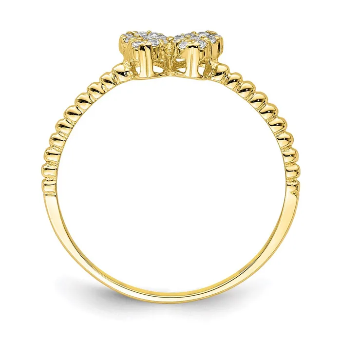 WB Choice Jewelry Rings 10K Butterfly CZ RingWBC10C1403 WB Choice Jewelry Rings 10K Butterfly CZ RingWBC10C1403