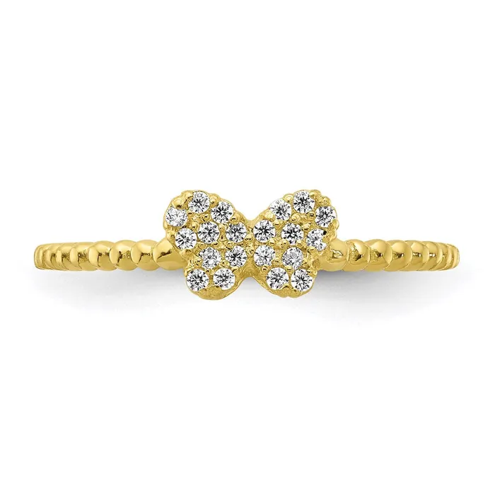 WB Choice Jewelry Rings 10K Butterfly CZ RingWBC10C1403 WB Choice Jewelry Rings 10K Butterfly CZ RingWBC10C1403