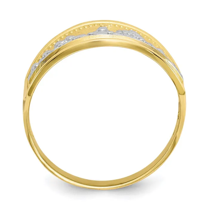 WB Choice Jewelry Rings 10k Rhodium Ladies Last Supper RingWBC10C1292 WB Choice Jewelry Rings 10k Rhodium Ladies Last Supper RingWBC10C1292