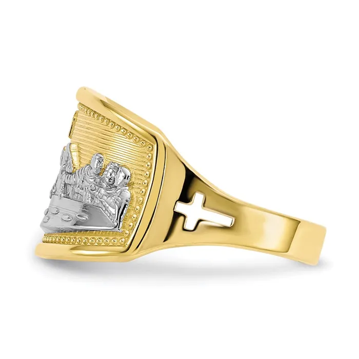 WB Choice Jewelry Rings 10k Rhodium Ladies Last Supper RingWBC10C1292 WB Choice Jewelry Rings 10k Rhodium Ladies Last Supper RingWBC10C1292