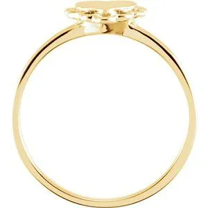 WB Choice Jewelry Rings 10K Yellow 7x6 mm Heart Signet Ring51936370PSTWBC WB Choice Jewelry Rings 10K Yellow 7x6 mm Heart Signet Ring51936370PSTWBC