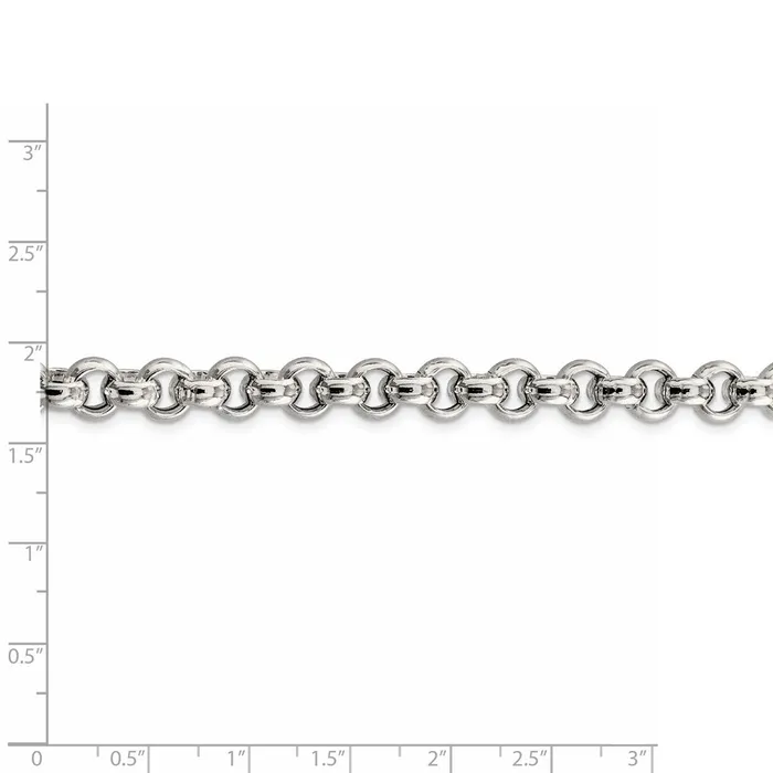 WB Choice Jewelry Rings Sterling Silver 775mm Semisolid Rolo ChainWBCQFC1087 WB Choice Jewelry Rings Sterling Silver 775mm Semisolid Rolo ChainWBCQFC1087