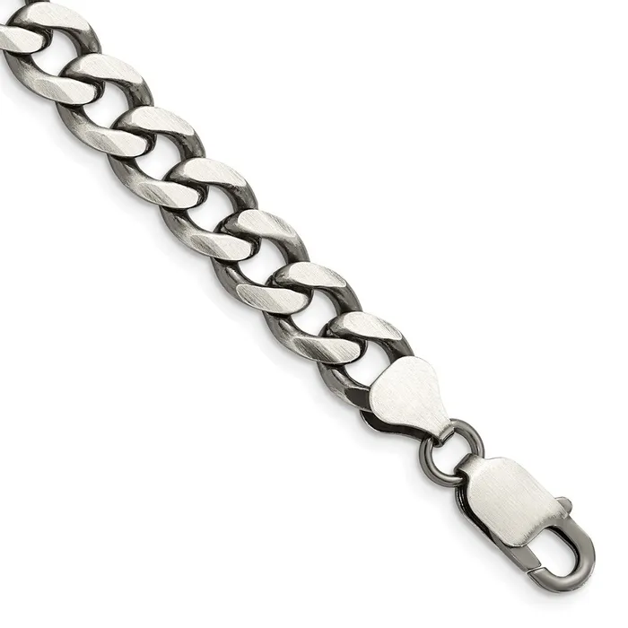 WB Choice Jewelry Rings Sterling Silver Antiqued 75mm Curb ChainWBCQCB200A9 WB Choice Jewelry Rings Sterling Silver Antiqued 75mm Curb ChainWBCQCB200A9