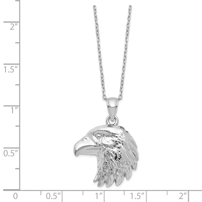 WB Choice Jewelry Sterling Silver Eagle Ash Holder 18in NecklaceWBCQC975018 Necklaces WB Choice Jewelry Sterling Silver Eagle Ash Holder 18in NecklaceWBCQC975018 Necklaces