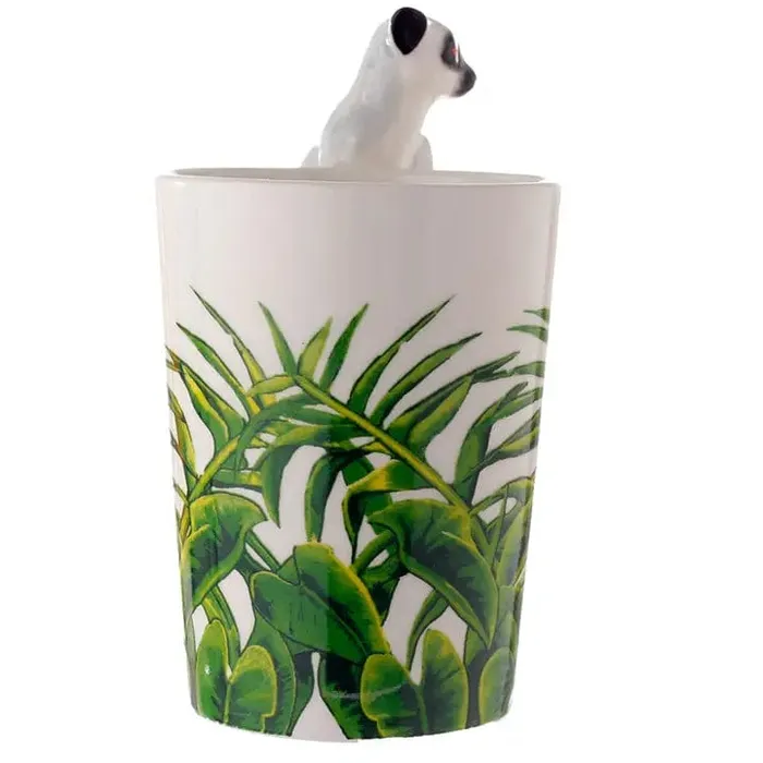3D Ring Tailed Lemur Rainforest Mug FAIRE Puckator Ltd Rings