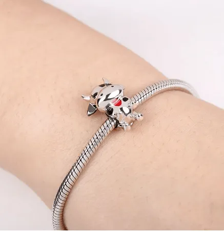 aliexpress Necklaces Cow Llama Horse Charms for Pandora Style Bracelets Sterling Silver Farm Animal Charms