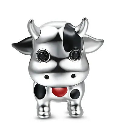 aliexpress Necklaces Cow Llama Horse Charms for Pandora Style Bracelets Sterling Silver Farm Animal Charms