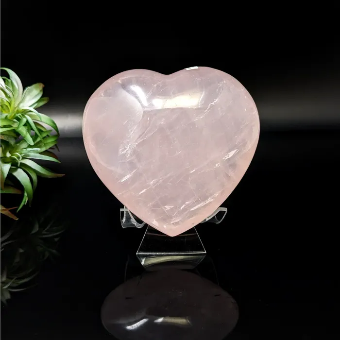 Bliss Crystals Necklaces Rose Quartz 38 Heart LV4736