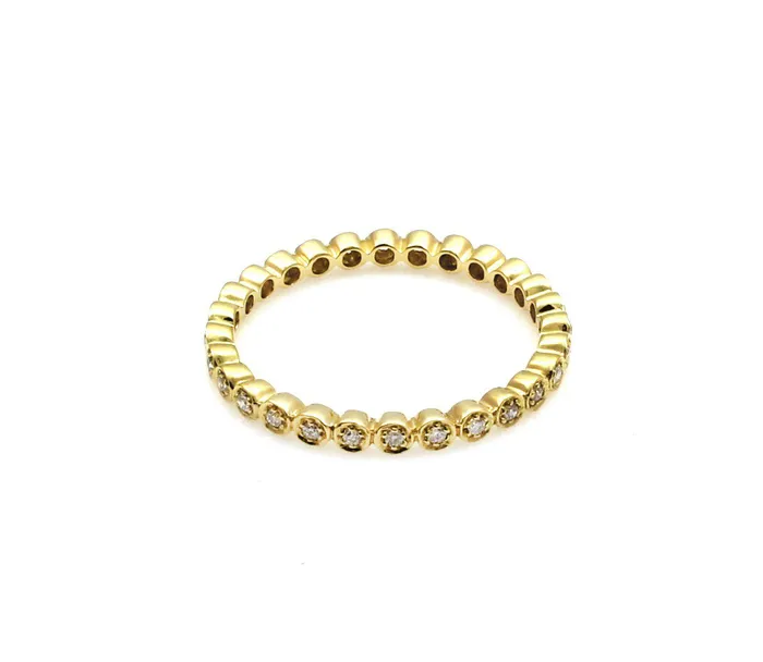 Cherie Dori Rings Boscoe Eternity Bezel Band Ring