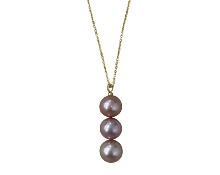 Edison Pearl Bar Lariat Necklace Lahaole Hawaii Necklaces