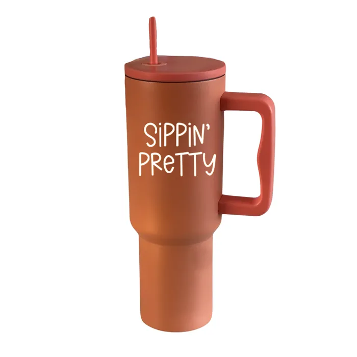 Necklaces ClaudiaG Home Personalized Monochromatic Tumbler