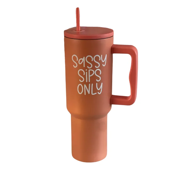 Necklaces ClaudiaG Home Personalized Monochromatic Tumbler